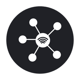 A connected network of nodes